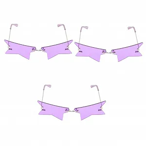 Винтажные очки PACKOVE 3St для женщин, косплей, без оправы, модные - Фото 1