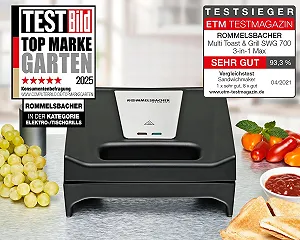 Мультитостер та гриль 3-в-1 ROMMELSBACHER SWG 700 Max (сендвічниця, вафельниця для бельгійських вафель) synthetic.ua - Фото 1