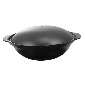 Кастрюля алюминиевая с крышкой антипригарное покрытие - Фото 1