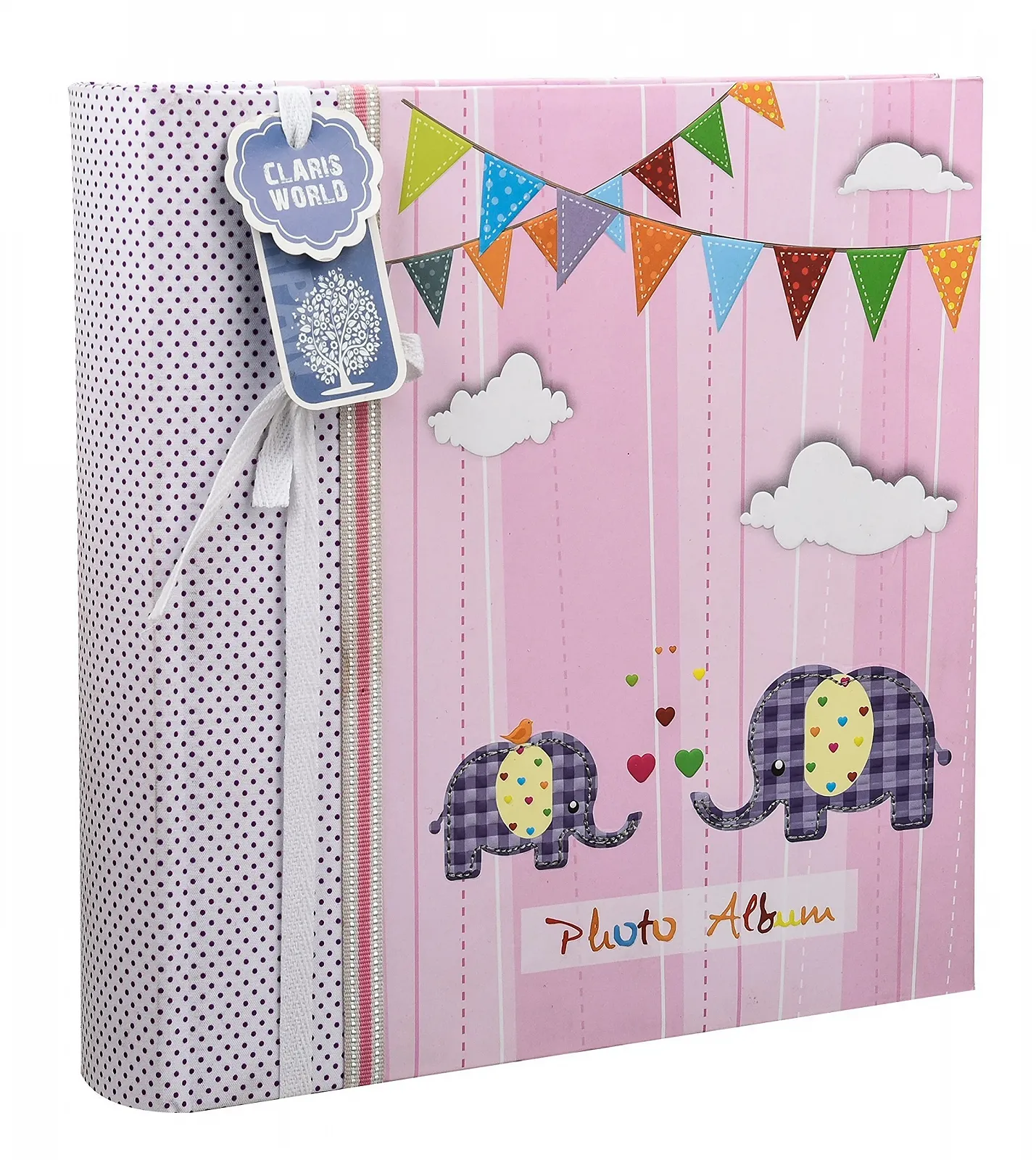 Фотоальбом Arpan Большой для девочки Розовый Memo Slip In на 200 фотографий 10x15 см - Слоник, фото №1 Фотоальбом Arpan Большой для девочки Розовый Memo Slip In на 200 фотографий 10x15 см - Слоник, фото №1