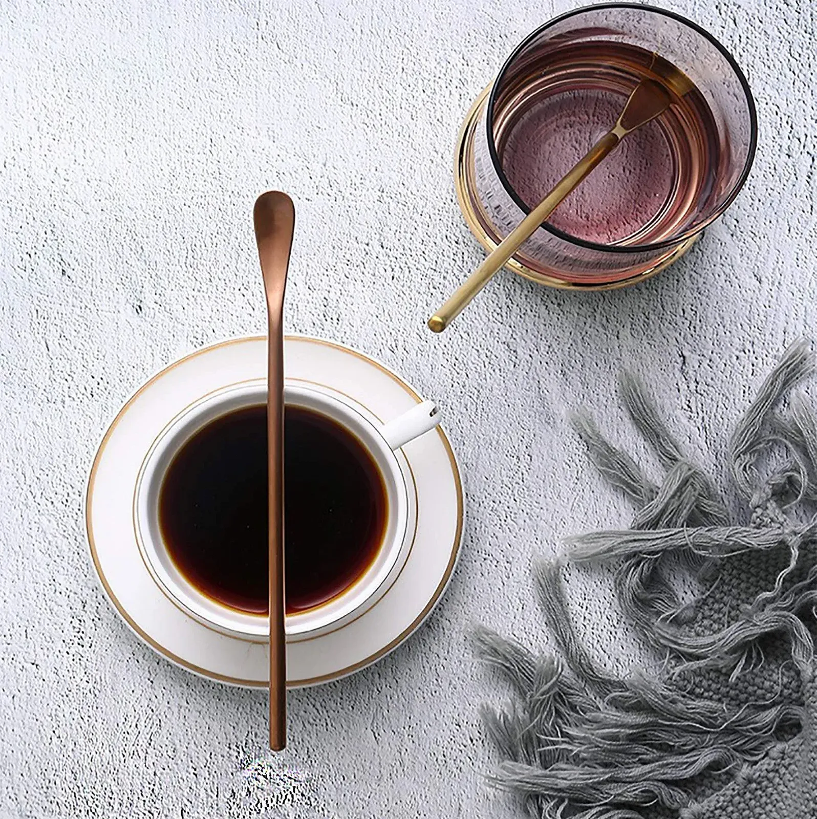 Ложка кавова WUWEOT з нержавіючої сталі, набір 8 штук, 13 см, фото №2 Ложка кавова WUWEOT з нержавіючої сталі, набір 8 штук, 13 см, фото №2