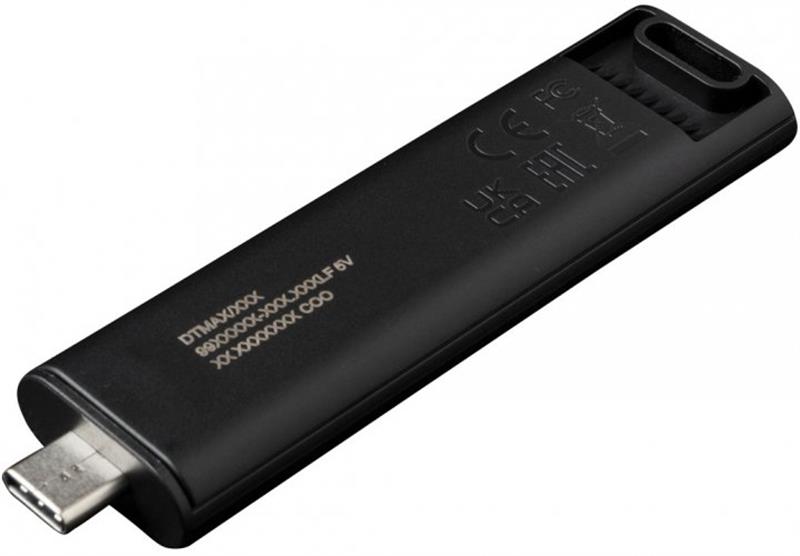 Флеш-накопитель USB3.2 256GB Type-C Kingston DataTraveler Max Black (DTMAX/256GB), фото №9