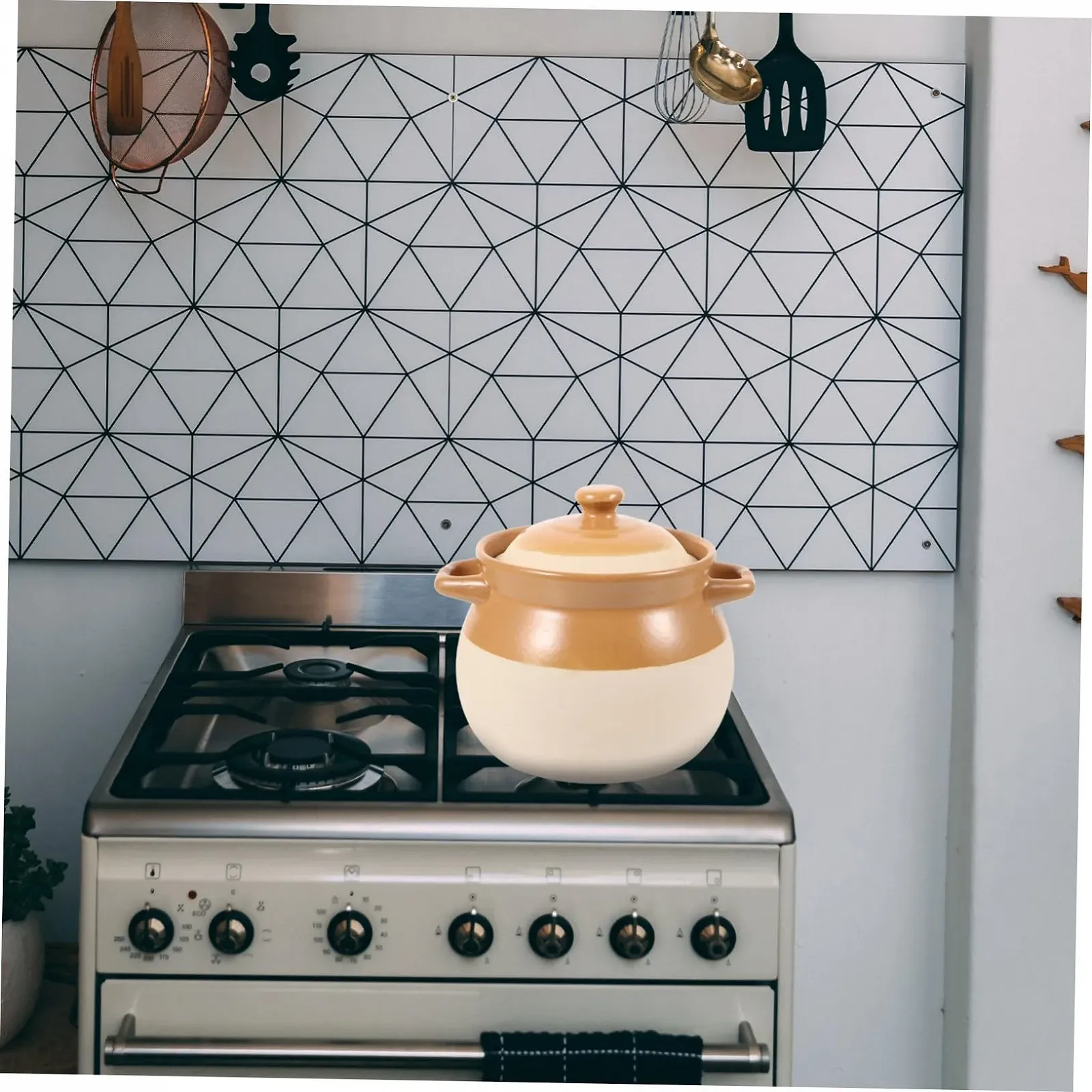 Каструля керамічна для тушкування Чорна, фото №8