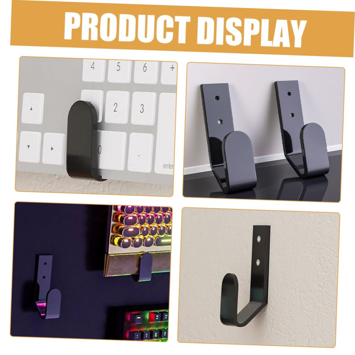Настінне кріплення для клавіатури, 4 шт., фото №9