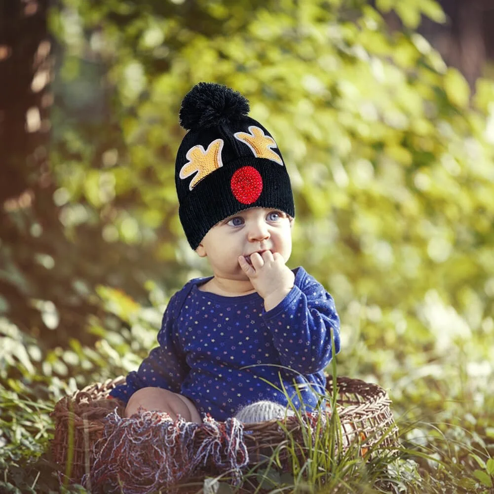 Дитяча В'язана Шапка Зимова Тепла, фото №3 Дитяча В'язана Шапка Зимова Тепла, фото №3