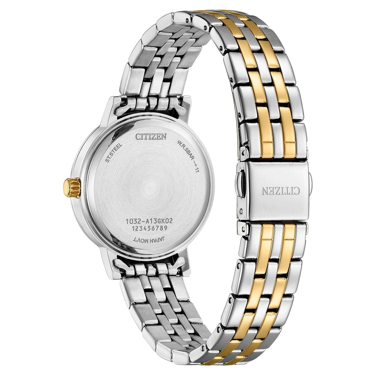 Женские аналоговые кварцевые часы CITIZEN EL3106-59D, серебристый, браслет, фото №4 Женские аналоговые кварцевые часы CITIZEN EL3106-59D, серебристый, браслет, фото №4