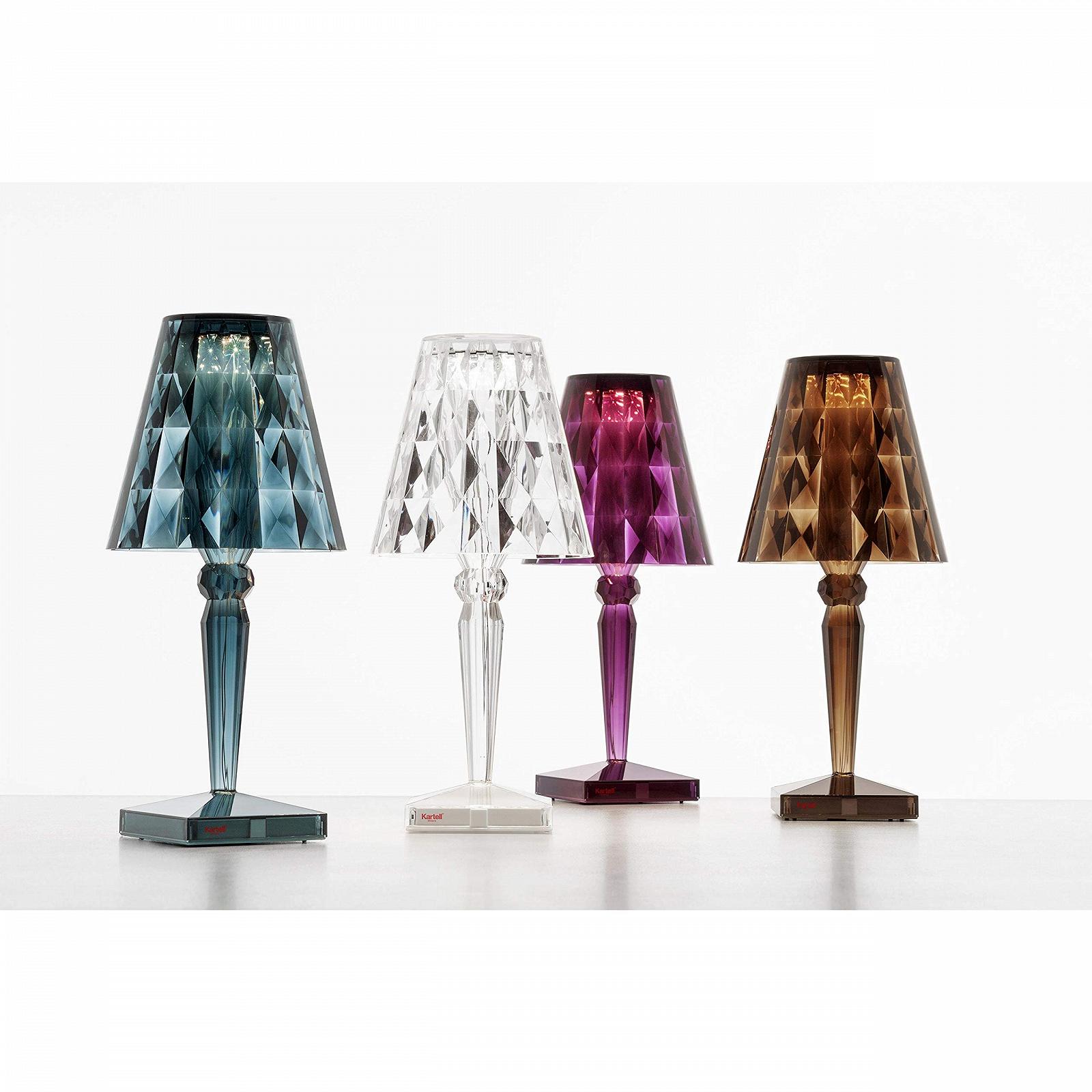 Настільна лампа Kartell Big Battery 37,3 x 17 см Сливова, фото №2