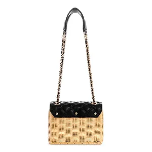 Купити Сумка через плече GUESS Giully Convertible Xbody Flap, натуральний/чорний - Фото 1 Сумка через плече GUESS Giully Convertible Xbody Flap, натуральний/чорний - Фото 1