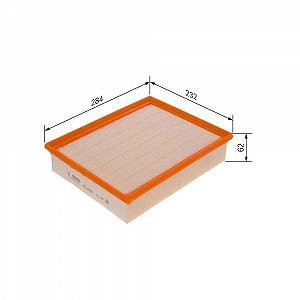 Воздушный фильтр BOSCH F 026 400 555 для AUDI SEAT SKODA VW - Фото 1
