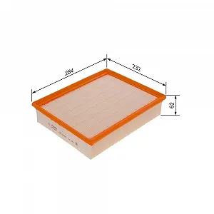 Воздушный фильтр BOSCH F 026 400 555 для AUDI SEAT SKODA VW - Фото 1