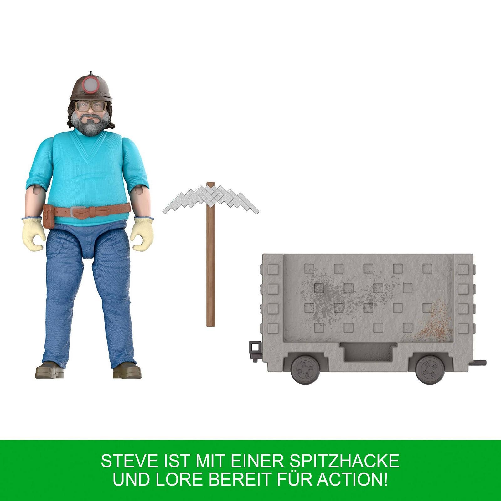 Фигурка Mattel Minecraft, Стив, 10 см + аксессуары, фото №5