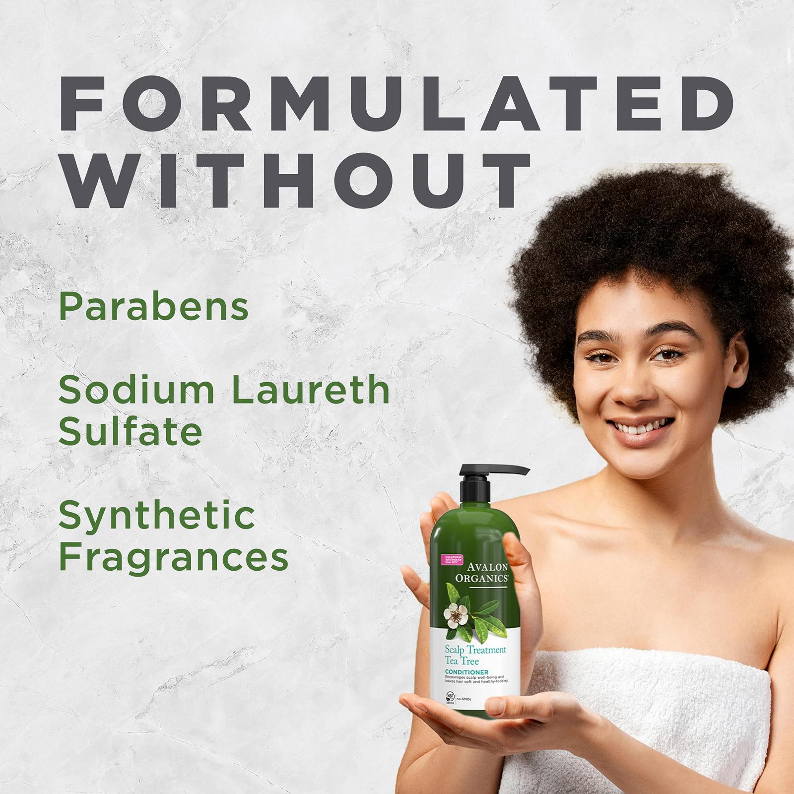 Кондиционер Avalon Organics Scalp Treatment Tea Tree 32 унции, фото №6
