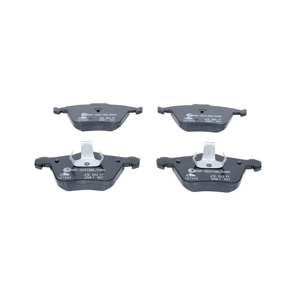 Комплект гальмівних колодок, дискове гальмо ATE Ceramic 13.0470-7243.2 для FORD VOLVO, фото №1