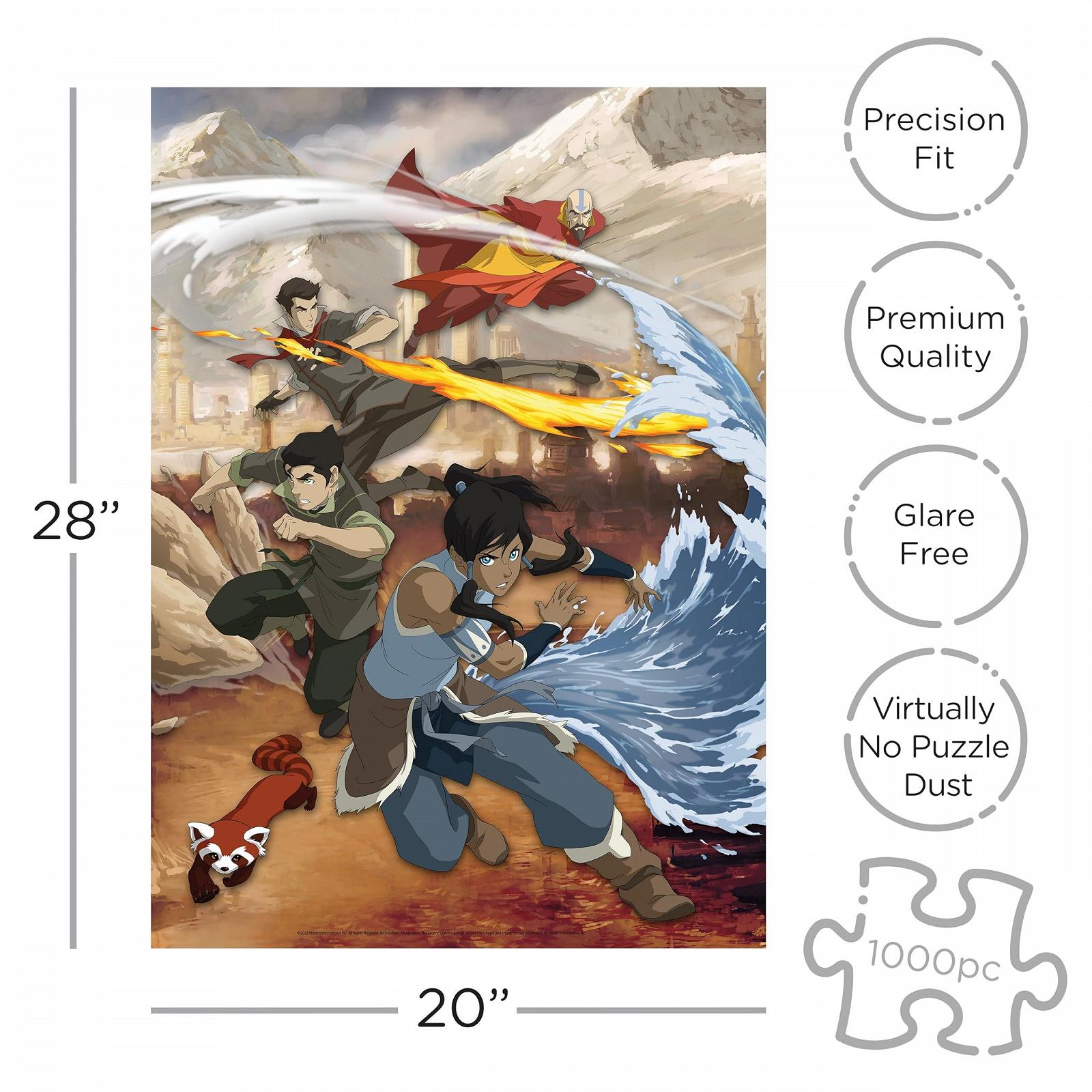 Пазл AQUARIUS Legend of Korra 1000 деталей Без бликов 50.8 x 71.1 см, фото №2