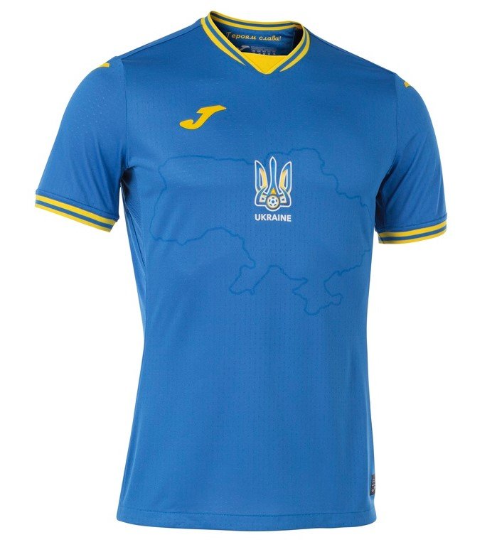 Футболка Joma збірної України з футболу синя AT102404A709 сезон 2020-2024 з картою L, фото №1