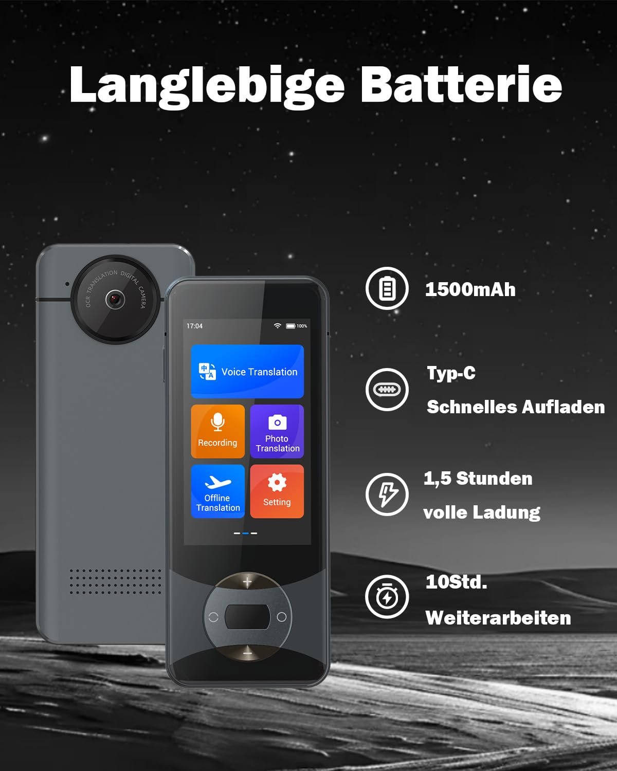 Перекладач мови Wooask W10 144 мови, фото №7