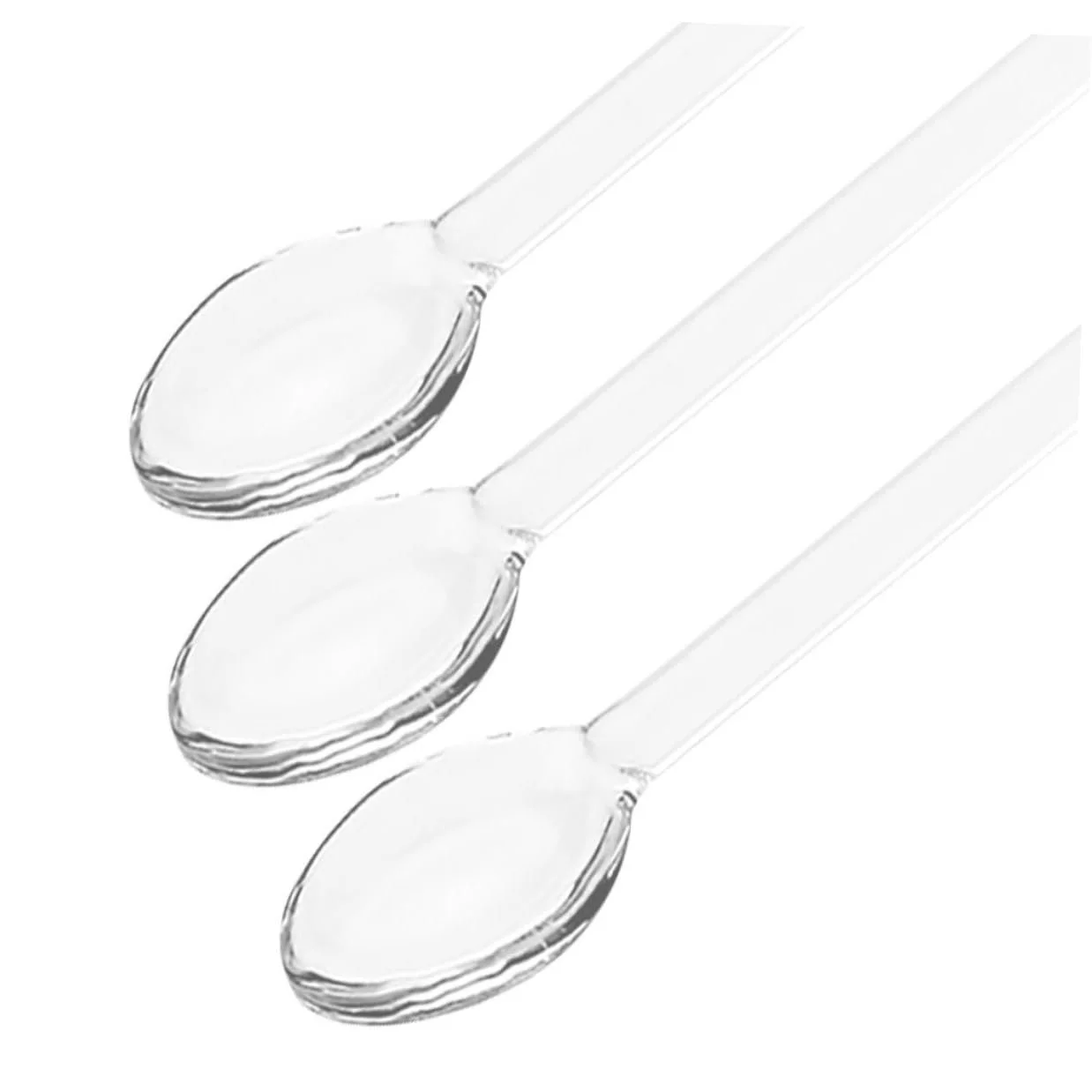 Ложки Стеклянные 6 шт Прозрачный, фото №3