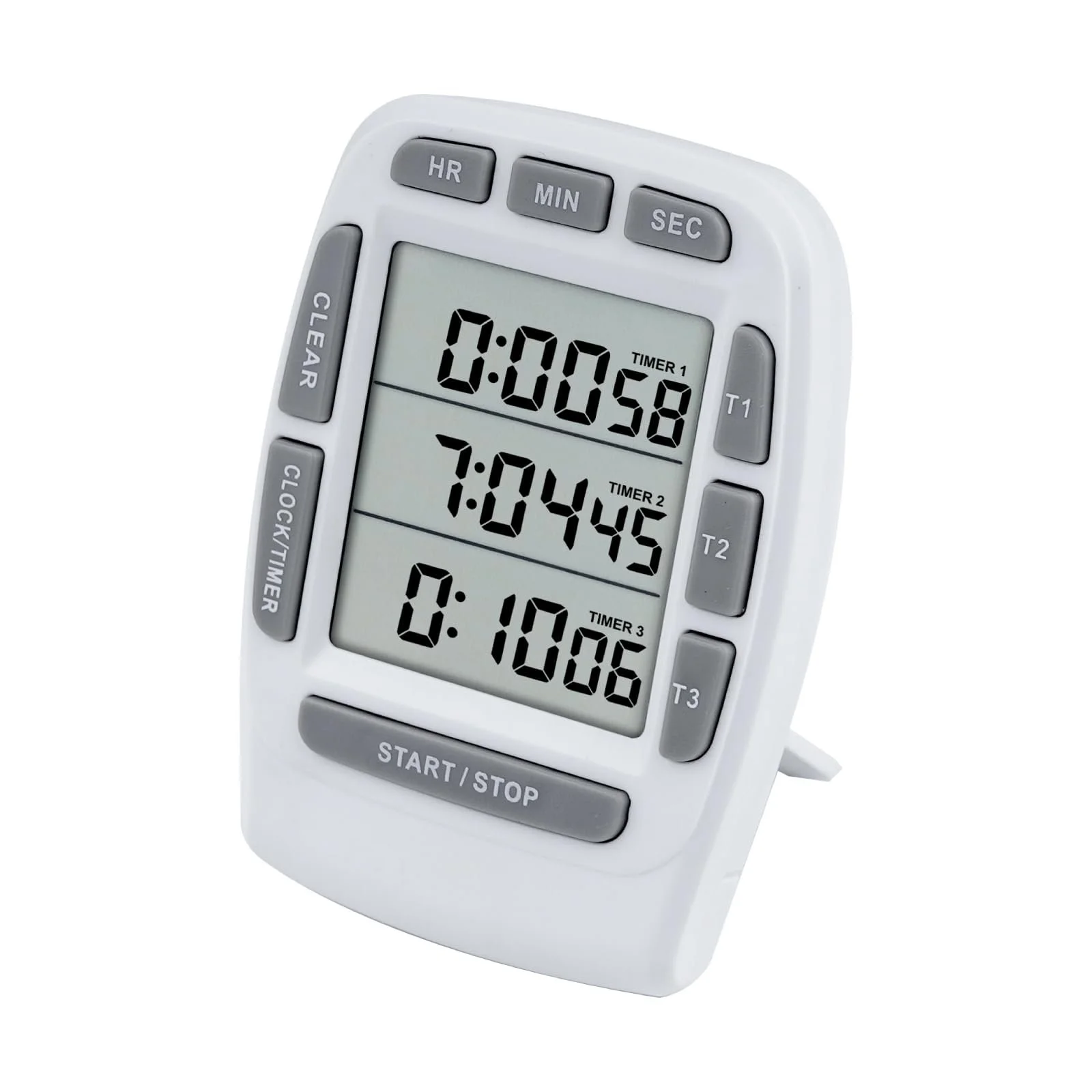Таймер цифровой Jayron JR-KT001 3-канальный LCD Магнитный, фото №1 Таймер цифровой Jayron JR-KT001 3-канальный LCD Магнитный, фото №1