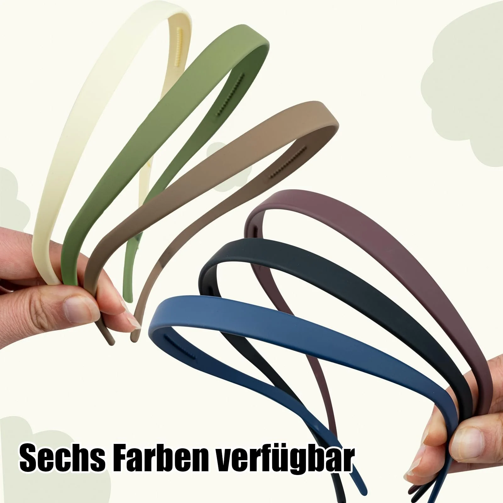 Набор обручей на голову для очков, 6 штук, фото №4