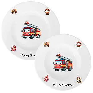 Детский набор посуды Суповая тарелка и обеденная Фарфоровая - Фото 1