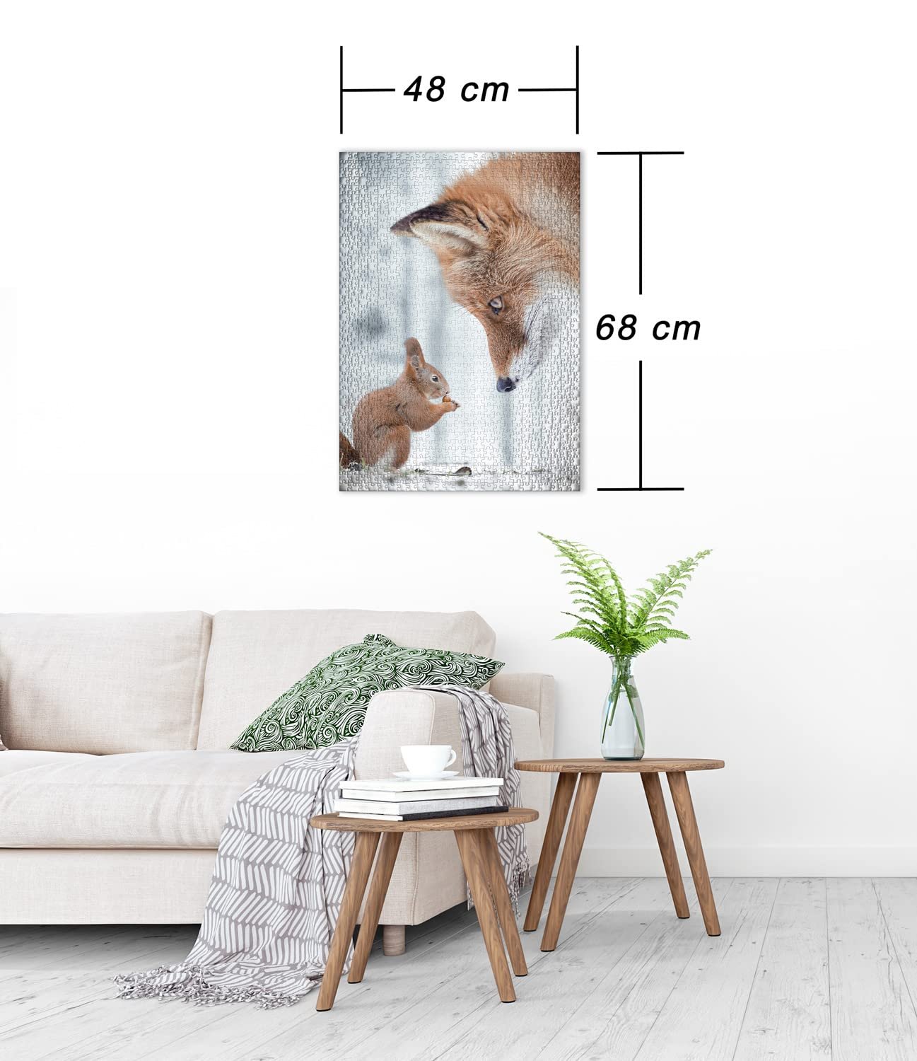 Пазл Ulmer Puzzleschmiede Art & Animals Diligent & Smart 1000 элементов, фото №3