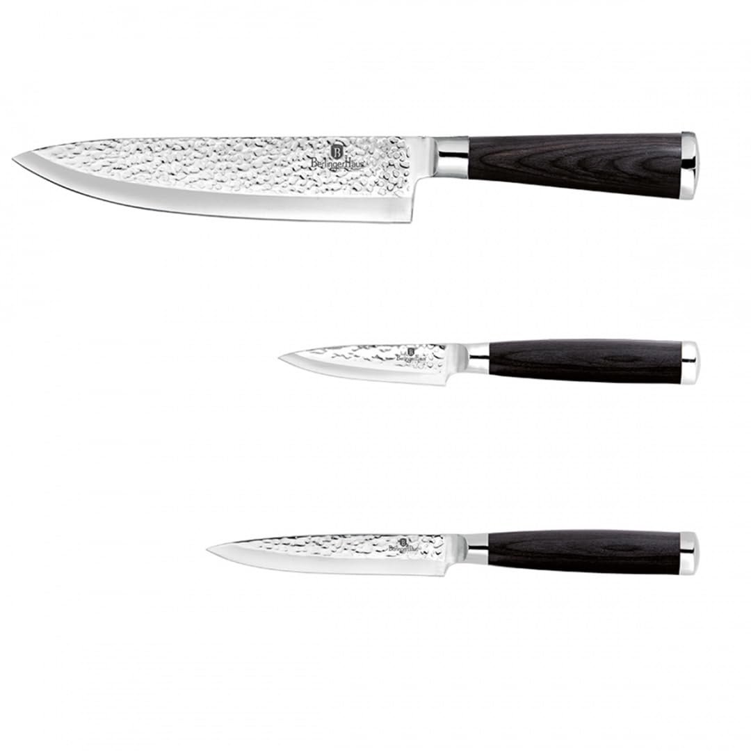 Набір ножів Berlingerhaus Primal Gloss Collection BH-2487, 3 шт., нержавіюча сталь, фото №1