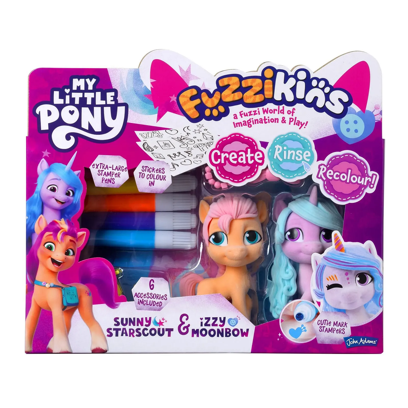 Ігровий набір Fuzzikins My Little Pony Twin Pack (Sunny & Izzy) Рожевий та Фіолетовий, фото №1 Ігровий набір Fuzzikins My Little Pony Twin Pack (Sunny & Izzy) Рожевий та Фіолетовий, фото №1