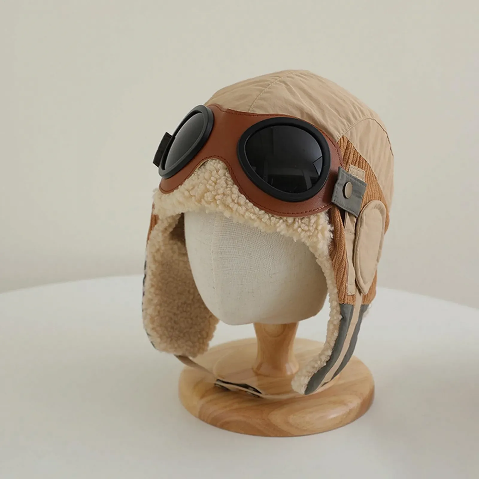 Теплая шапка-ушанка для детей, Ретро Зимняя, фото №1