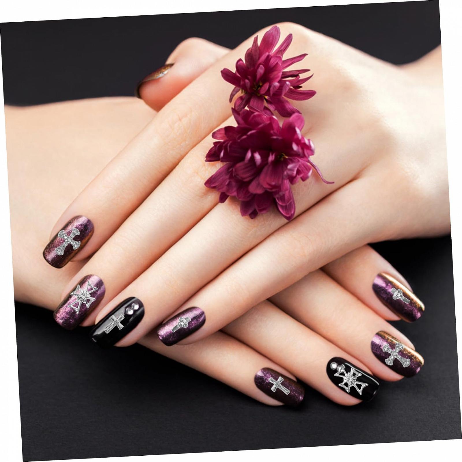 Подвеска для ногтей WOONEKY Крест 80 шт, фото №9