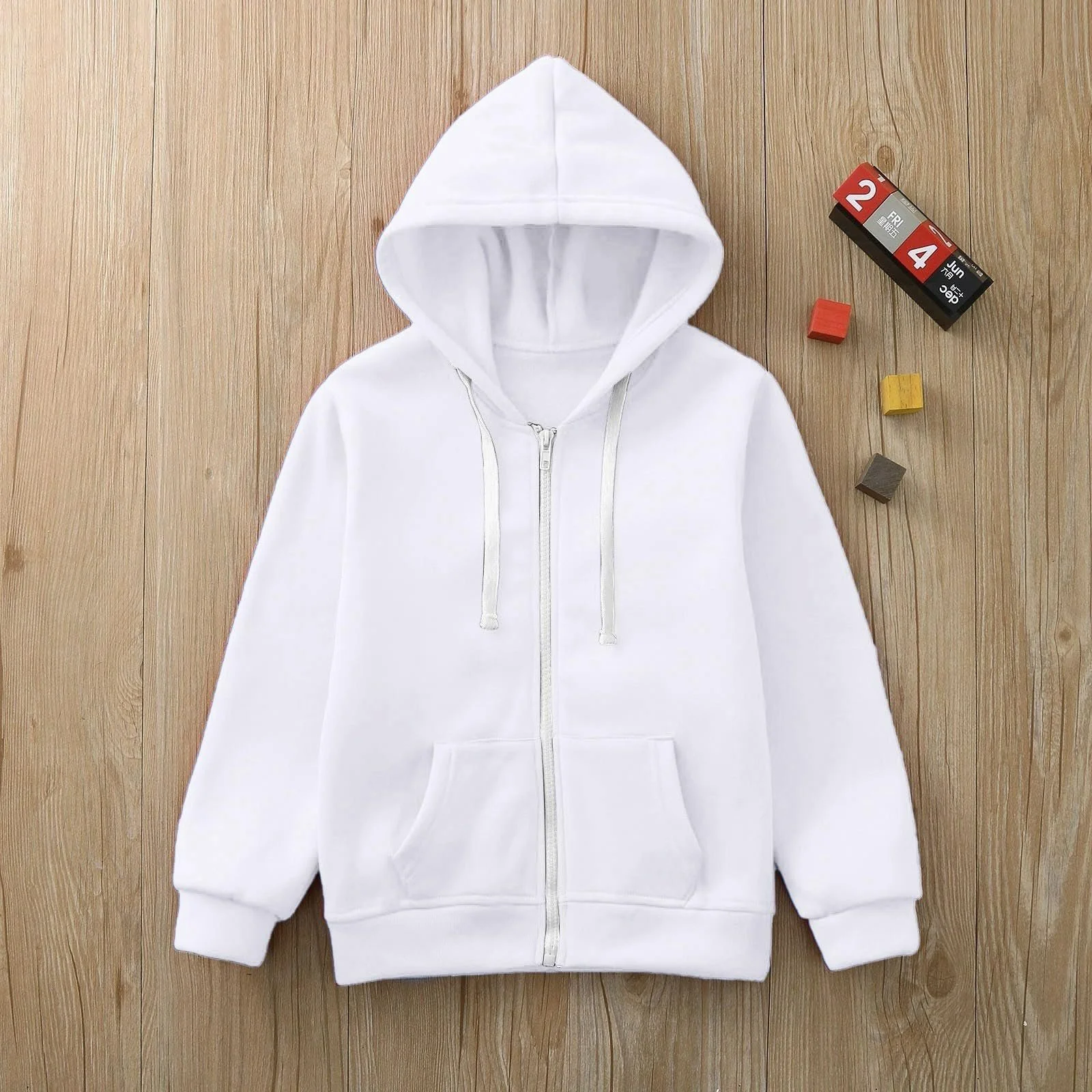 Дитяча Толстовка з капюшоном однотонна, фото №3 Дитяча Толстовка з капюшоном однотонна, фото №3