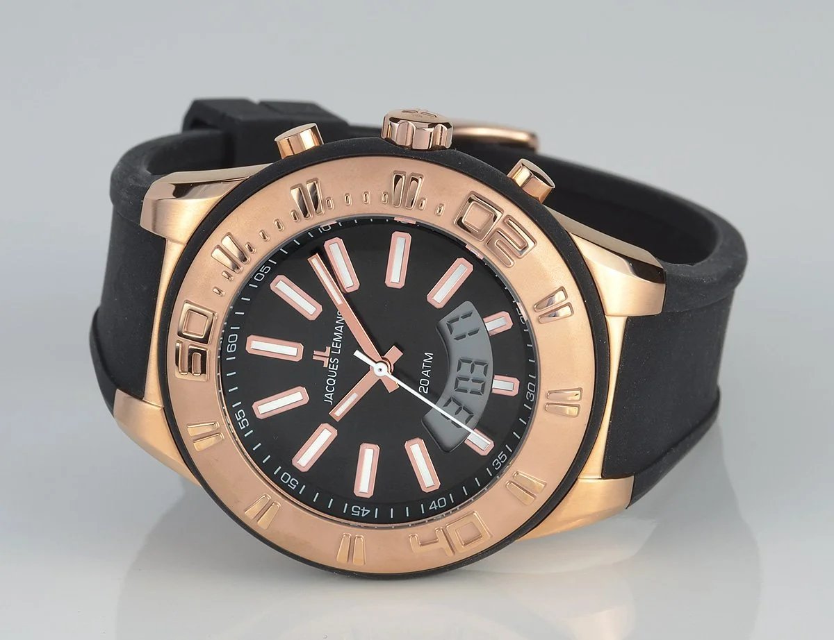 Часы Jacques Lemans Унисекс Кварцевые Черный/разноцветный, фото №4 Часы Jacques Lemans Унисекс Кварцевые Черный/разноцветный, фото №4