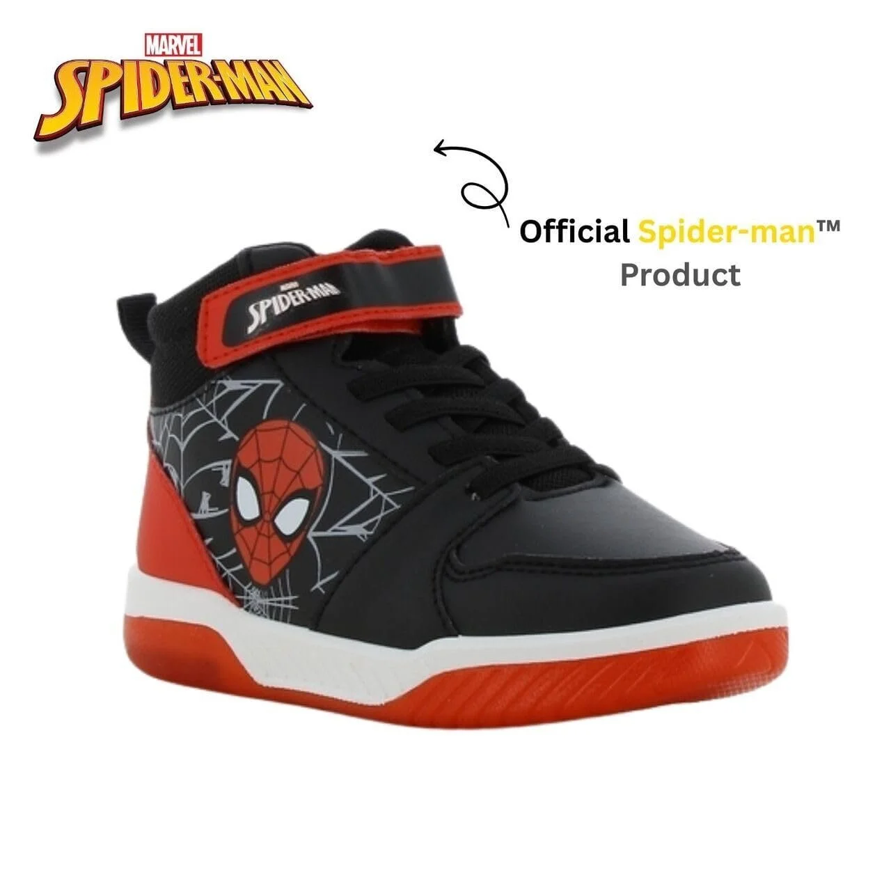 Дитячі Кросівки Leomil Людина-павук для хлопчиків Ідеально підходять для школи та відпочинку, фото №2