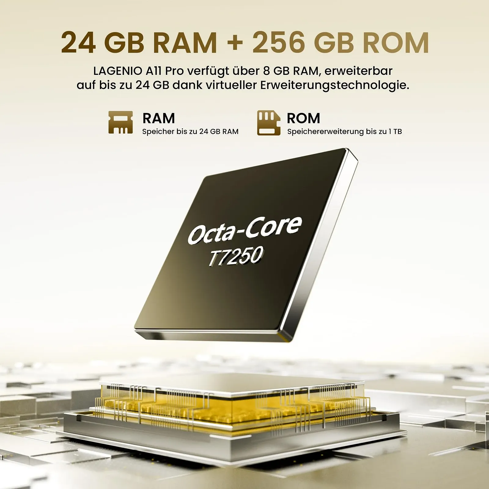 Смартфон LAGENIO A11 Pro 24GB RAM 256GB 4G Dual SIM Purple, фото №4