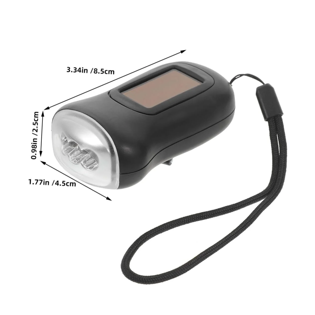 Ручной фонарик OSALADI, 2 шт, с солнечной подзарядкой, прочный, многофункциональный для кемпинга, походов, чрезвычайных ситуаций на открытом воздухе, фото №9 Ручной фонарик OSALADI, 2 шт, с солнечной подзарядкой, прочный, многофункциональный для кемпинга, походов, чрезвычайных ситуаций на открытом воздухе, фото №9