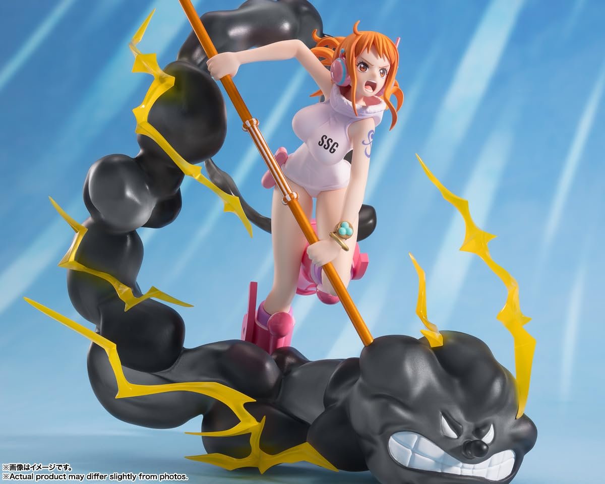 Фігурка Tamashii Nations One Piece Figuarts Zero Nami Lightning Blast Ver. 17 см, фото №6
