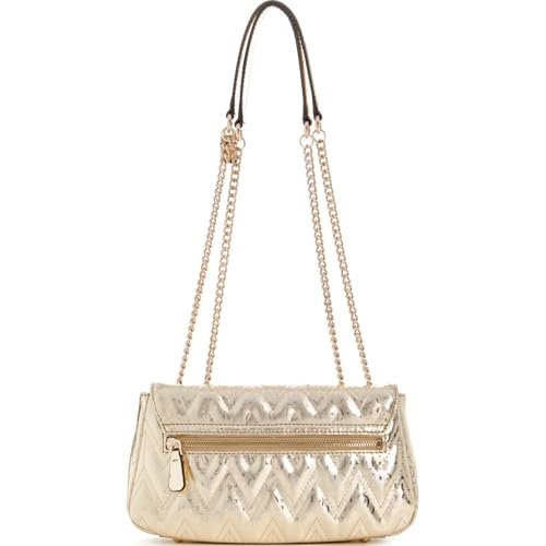 Сумка GUESS Adelard Convertible Xbody Flap Золотий, фото №2