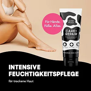 Крем EUTERPFLEGE Интенсивный уход для сухой кожи Увлажняющий крем для рук и тела Без запаха 200 мл synthetic.ua - Фото 1