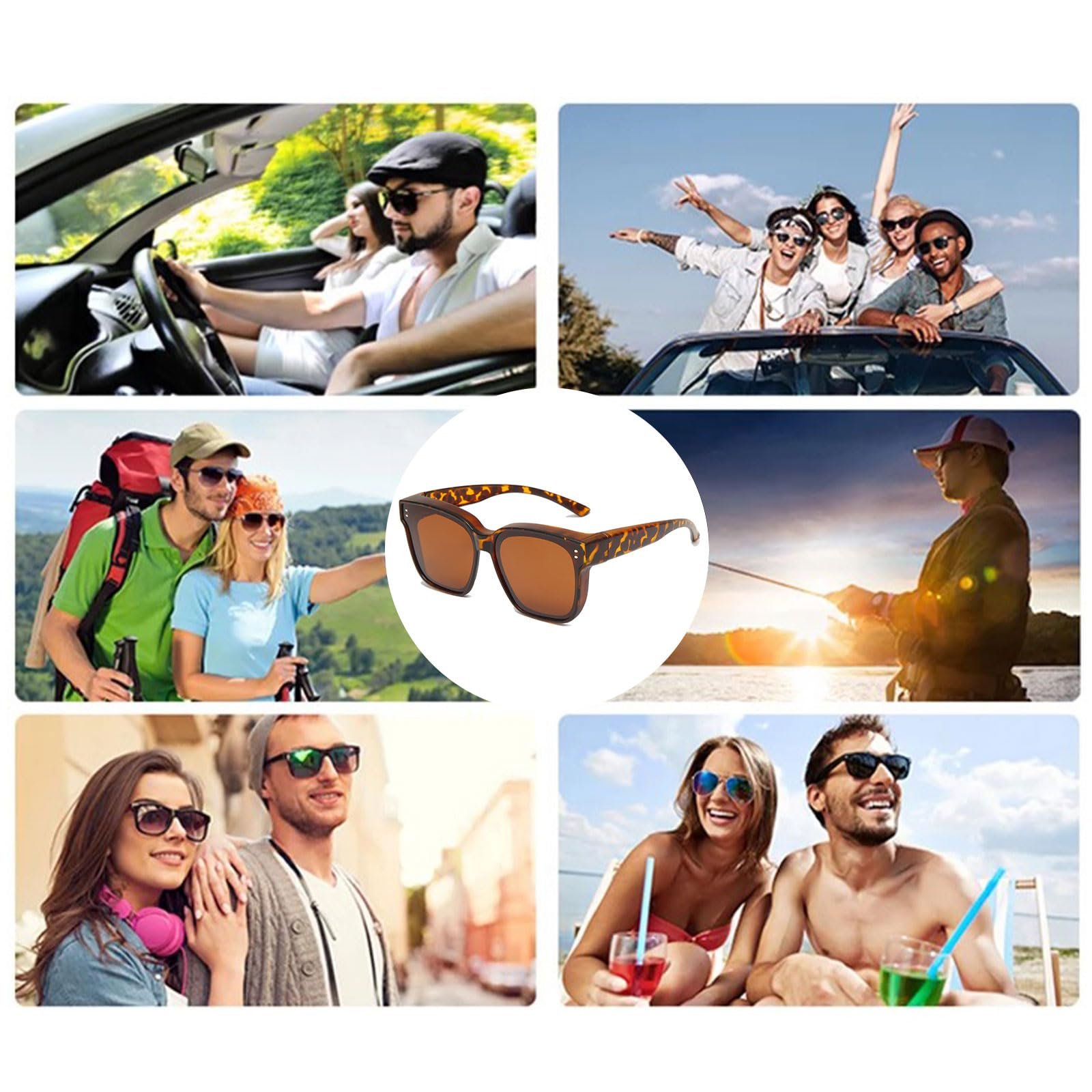 Поляризованные солнцезащитные очки Retro YAMEIZE для мужчин и женщин, защита UV400, винтажные антибликовые, фото №7