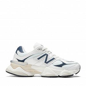 Кроссовки New Balance 060 Белые с темно-синим цветом размер 44.5 - Фото 1