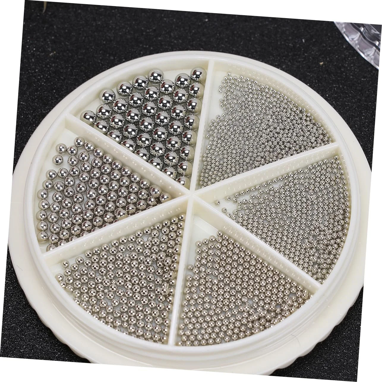 Металеві перлини для нігтів Healeved, фото №2 Металеві перлини для нігтів Healeved, фото №2