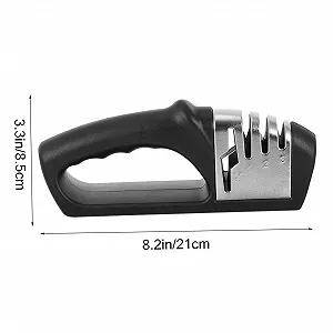 Точилка для ножів ручна з вольфрамової сталі компактна ергономічна synthetic.ua - Фото 1