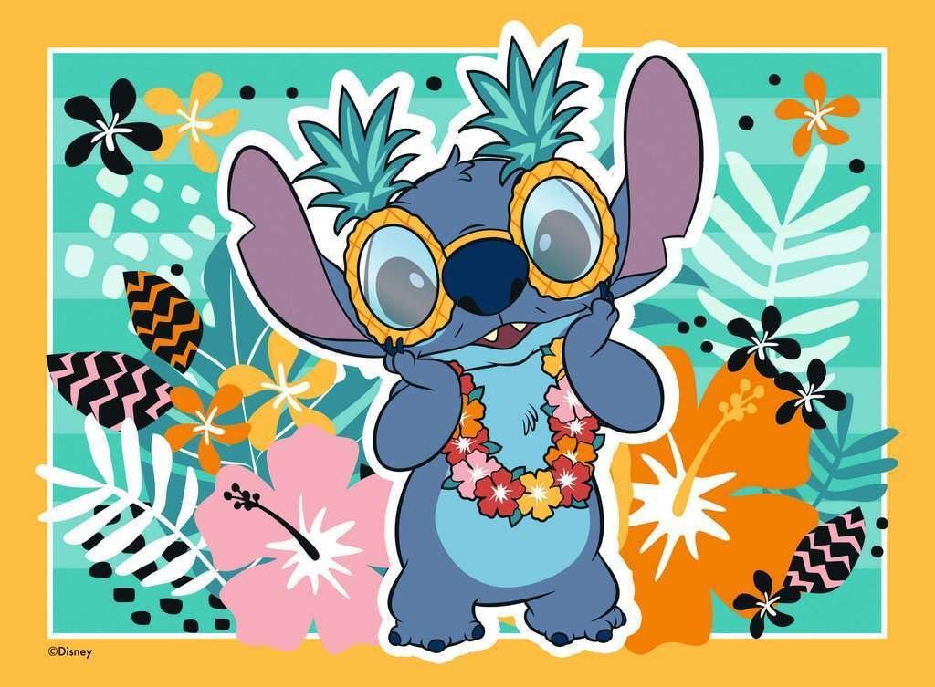 Детский пазл Ravensburger Speedy Puzzle Disney Stitch 4 x 35 деталей, фото №6