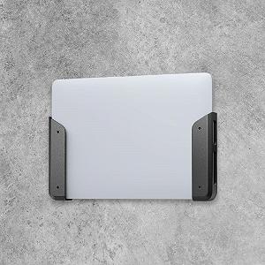 Тримач для ноутбука для встановлення під стіл з захисними накладками synthetic.ua - Фото 1