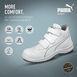 Кроссовки PUMA Absolute Safety Shoes Mid S2 SRC Размер 37 synthetic.ua - Фото 1