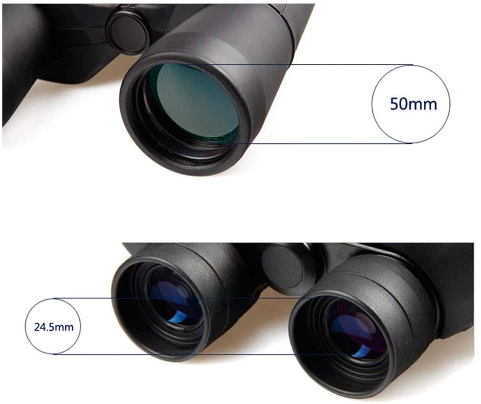 Бінокль CAZARU 10x50 HD BAK4 Prisma FMC-Об'єктив Портативний Водонепроникний для Спостереження за Птахами, фото №2