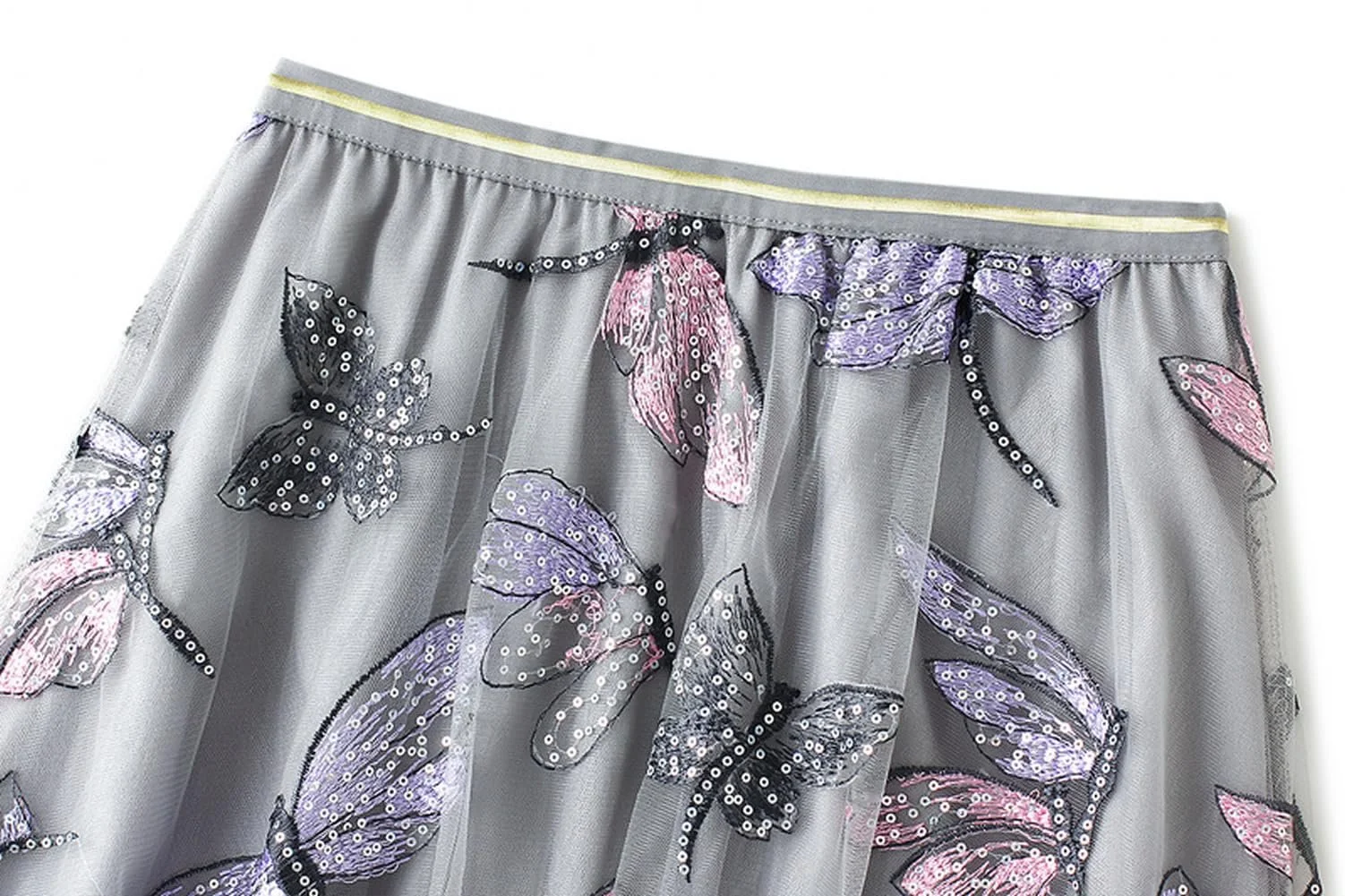 A-силует спідниця Valin з паєтками та тюлем, міді, фото №2