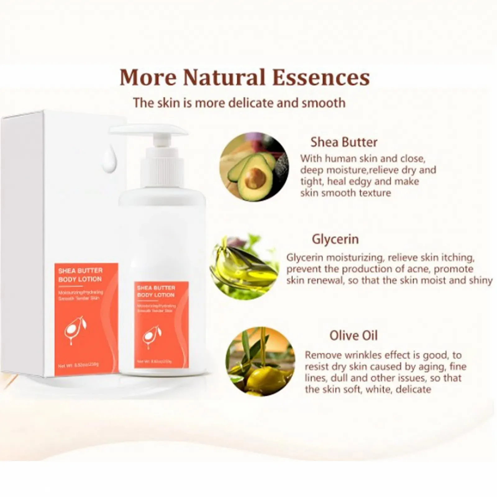 Зволожувальний лосьйон для тіла з маслом ши 250 г, фото №2