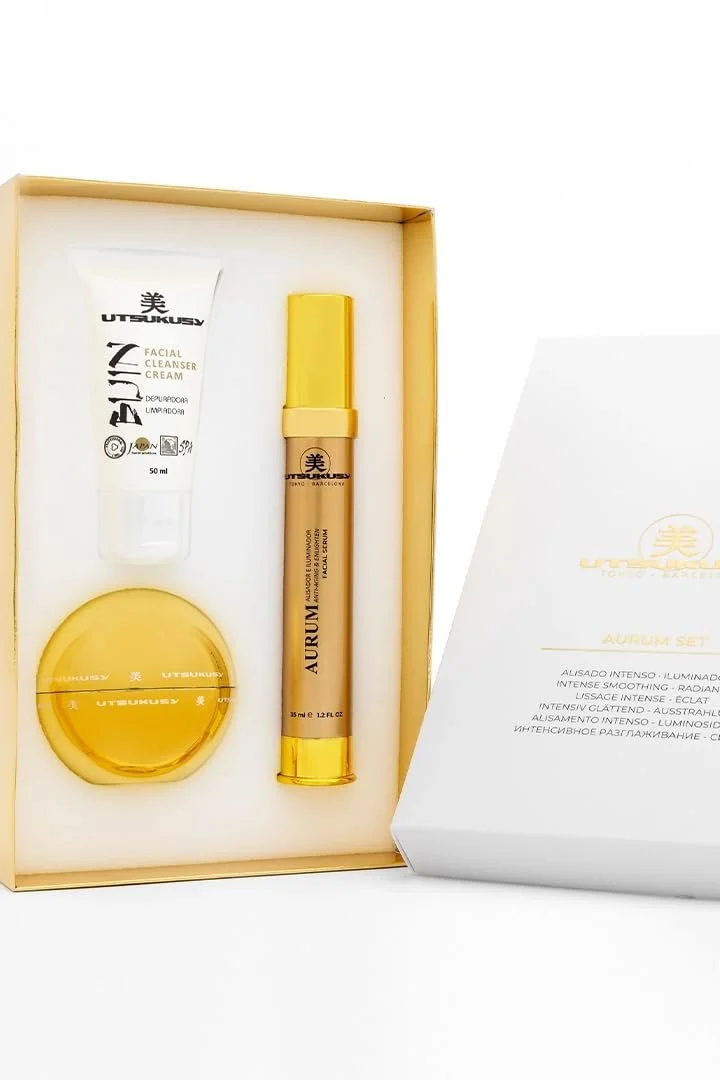 Набір для догляду за шкірою вдома Utsukusy Aurum Cream 50 мл - Serum 35 мл - Bijin Cleansing Cream 50 мл, фото №1 Набір для догляду за шкірою вдома Utsukusy Aurum Cream 50 мл - Serum 35 мл - Bijin Cleansing Cream 50 мл, фото №1