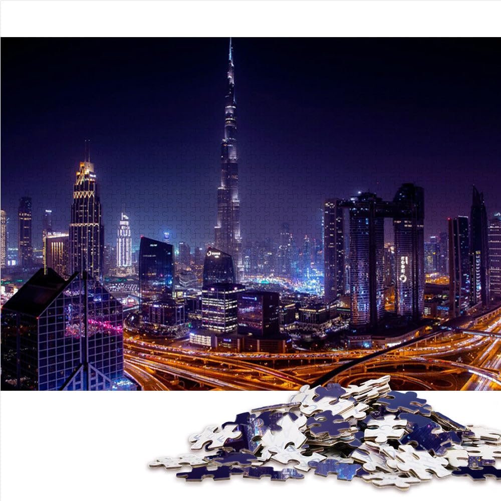 Деревянный пазл Dubai Travel Burj Khalifa 1000 деталей 50 x 75 см, фото №2