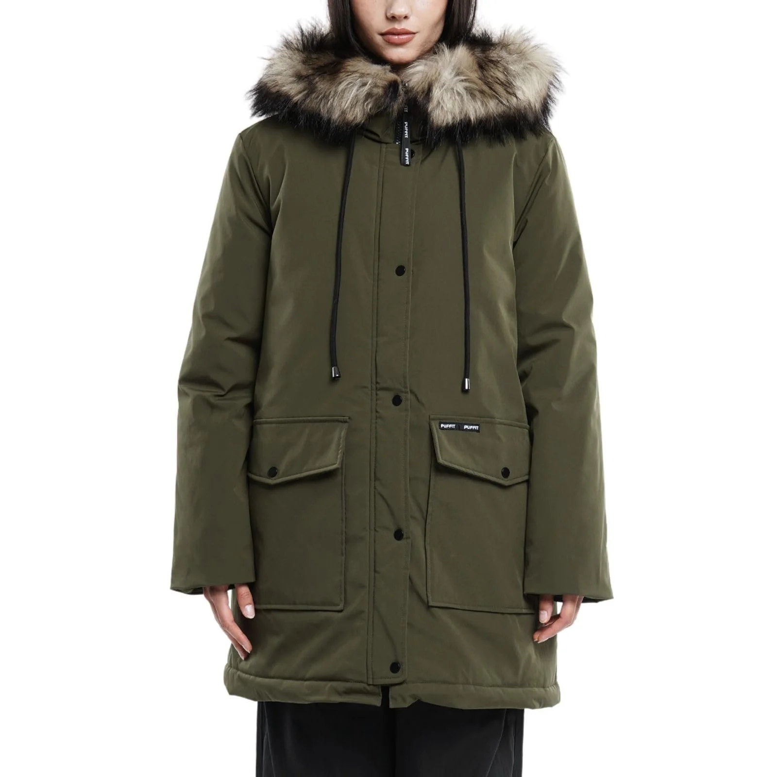 Женская зимняя парка PUFFIT Водонепроницаемое, фото №1